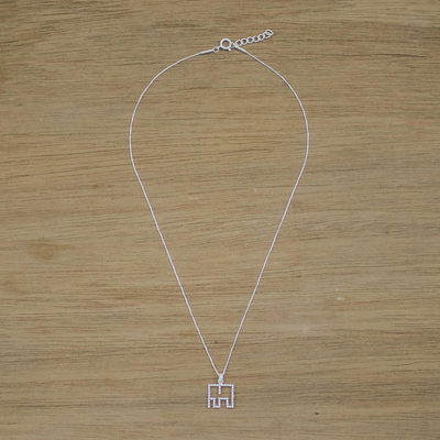 Halskette mit Anhänger aus Sterlingsilber - Elefantenförmige Halskette aus Sterlingsilber aus Thailand