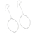 Ohrhänger aus Sterlingsilber - Thailändische, handgefertigte ovale Ohrhänger aus Sterlingsilber