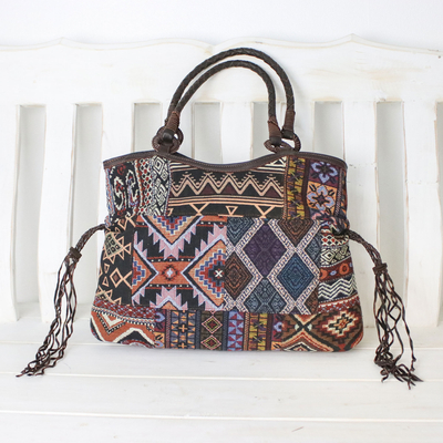 multicolor shoulder bag