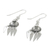 Sterling silver chandelier earrings, 'Chiang Mai Glisten' - Artisan Crafted Sterling Silver Earrings from Thailand