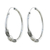 Sterling silver hoop earrings, 'Cool Rounds' - Gleaming Sterling Silver Hoop Earrings from Thailand thumbail
