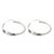 Sterling silver hoop earrings, 'Cool Rounds' - Gleaming Sterling Silver Hoop Earrings from Thailand (image 2e) thumbail