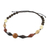 Wood and coconut shell beaded necklace, 'Thai Traveler' - Wood and Coconut Shell Beaded Necklace from Thailand