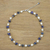 Cultured pearl and lapis lazuli beaded necklace, 'Chiang Mai Memories' - Artisan Crafted Lapis Lazuli and Cultured Pearl Necklace (image 2) thumbail
