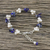 Cultured pearl and lapis lazuli beaded bracelet, 'Chiang Mai Memories in Blue' - Beaded Bracelet with Cultured Pearl and Lapis Lazuli (image 2b) thumbail
