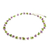 Amethyst and peridot beaded necklace, 'Chiang Mai Muse' - Amethyst and Peridot Beaded Necklace from Thailand (image 2d) thumbail