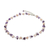 Amethyst and cultured pearl beaded necklace, 'Chiang Mai Spring' - Artisan Crafted Amethyst and Pink Cultured Pearl Necklace (image 2d) thumbail