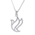 Sterling silver pendant necklace, 'Free Bird' - Sterling Silver Bird Pendant Necklace from Thailand (image 2d) thumbail