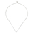 Sterling silver pendant necklace, 'Open To Love' - Sterling Silver Heart Pendant Necklace from Thailand (image 2a) thumbail