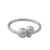 Sterling silver cocktail ring, 'Bubbly Charm' - Bubbly Sterling Silver Cocktail Ring from Thailand (image 2a) thumbail