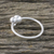 Sterling silver cocktail ring, 'Bubbly Charm' - Bubbly Sterling Silver Cocktail Ring from Thailand (image 2b) thumbail