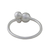 Sterling silver cocktail ring, 'Bubbly Charm' - Bubbly Sterling Silver Cocktail Ring from Thailand (image 2d) thumbail