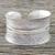 Sterling silver cuff bracelet, 'Chiang Mai Surface' - Sterling Silver Textured Cuff Bracelet (image 2) thumbail
