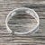 Sterling silver cuff bracelet, 'Elephant Way' - Handcrafted Sterling Silver Elephant Cuff Bracelet (image 2b) thumbail
