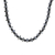 Onyx and hematite beaded necklace, 'Style by Night' - Onyx and Hematite Beaded Necklace from Thailand (image 2a) thumbail