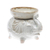 Ceramic oil warmer, 'Elephant Fragrance in White' - Elephant-Shaped Ceramic Oil Warmer in White from Thailand (image 2a) thumbail