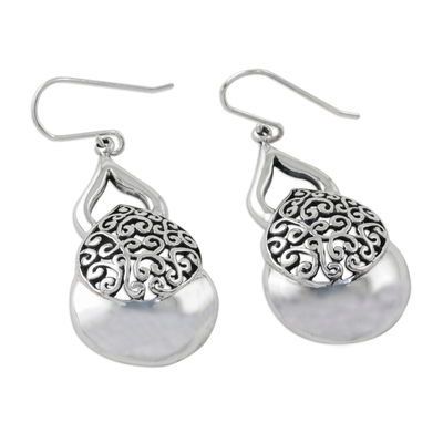 Sterling Silver Dangle Earrings Hand Crafted in Thailand - Elegance ...