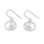 Sterling silver dangle earrings, 'Stellar Elephants' - Circular Sterling Silver Elephant Earrings from Thailand (image 2d) thumbail