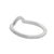 Sterling silver mid-finger ring, 'Wondrous Curves' - Wavy Sterling Silver Mid-Finger Ring from Thailand