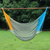 Cotton rope hammock swing, 'Time to Relax in Blue' (single) - Handmade Cotton Rope Single Hammock Swing thumbail