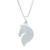 Sterling silver pendant necklace, 'Equine Grace' - Sterling Silver Horse Pendant Necklace from Thailand thumbail
