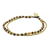 Tiger's eye beaded anklet, 'Ringing Beauty' - Tiger's Eye and Brass Beaded Anklet from Thailand thumbail