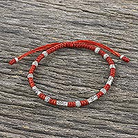 Featured review for Silver beaded cord bracelet, The Balance