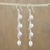 Ohrhänger aus Zuchtperlen - Weiße Perlenohrringe aus Thailand