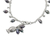 Cultured pearl charm bracelet, 'Gleaming Fish in Grey' - Fish Cultured Pearl Charm Bracelet in Grey from Thailand