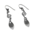 Sterling silver dangle earrings, 'Garden View' - Sterling Silver Spiral Motif Dangle Earrings from Thailand (image 2c) thumbail