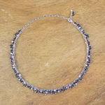 Smoky quartz and cultured pearl beaded necklace, 'Thai Magic' - Smoky Quartz and Pearl Beaded Necklace from Thailand