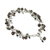Smoky quartz and cultured pearl beaded bracelet, 'Elegant Dream' - Smoky Quartz and Cultured Pearl Bracelet from Thailand (image 2c) thumbail