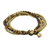Tiger's eye beaded bracelet, 'Earthen Beads' - Multi-Strand Tiger's Eye Beaded Bracelet from Thailand thumbail