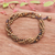 Tiger's eye beaded bracelet, 'Earthen Beads' - Multi-Strand Tiger's Eye Beaded Bracelet from Thailand (image 2b) thumbail
