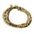 Tiger's eye beaded bracelet, 'Earthen Beads' - Multi-Strand Tiger's Eye Beaded Bracelet from Thailand (image 2c) thumbail