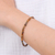 Tiger's eye beaded bracelet, 'Earth Day' - Adjustable Tiger's Eye Beaded Bracelet from Thailand