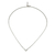 Sterling silver pendant necklace, 'Stellar Angle' - V-Shaped Sterling Silver Pendant Necklace from Thailand (image 2c) thumbail
