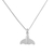 Sterling silver pendant necklace, 'Whale's Goodbye' - Whale-Themed Sterling Silver Pendant Necklace from Thailand