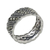 Marcasite band ring, 'High Society' - Vintage Style Marcasite and Silver Band Ring (image 2c) thumbail