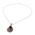 Onyx and marcasite pendant necklace, 'Scarlet Dance' - Red Onyx Pendant Necklace from Thailand (image 2d) thumbail