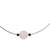 Rose quartz and garnet pendant necklace, 'Touch of Rose' - Rose Quartz and Garnet Pendant Necklace from Thailand (image 2d) thumbail