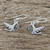 Ohrhänger aus Sterlingsilber - Taubenförmige Ohrhänger aus Sterlingsilber aus Thailand