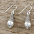 Sterling silver dangle earrings, 'Orbs of Opulence' - Sterling Silver Dangle Earrings from Thailand