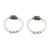 Sterling silver ear cuffs, 'Sleek Braid' (pair) - Pair of Modern Thai Sterling Silver Ear Cuff Earrings (image 2a) thumbail