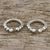 Sterling silver ear cuffs, 'Modern Link' (pair) - Hand Crafted Thai Sterling Silver Ear Cuff Earrings (Pair) (image 2b) thumbail