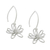 Ohrringe aus Sterlingsilber, 'Taufrische Gänseblümchen - Ohrringe aus Sterlingsilber mit Blumen aus Thailand