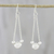 Sterling silver dangle earrings, 'Precious Bubbles' - Bubbly Sterling Silver Dangle Earrings from Thailand