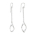Sterling silver dangle earrings, 'Happy Spirals' - Spiral-Shaped Sterling Silver Dangle Earrings from Thailand
