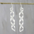 Sterling silver dangle earrings, 'Chilly Wind' - Spiral-Shaped Sterling Silver Dangle Earrings from Thailand