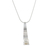 Cultured pearl pendant necklace, 'Pearl Wave' - Elegant Cultured Pearl Pendant Necklace from Thailand
